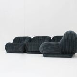 Vintage Italian modular sectional sofa 1970s