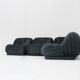 Vintage Italian modular sectional sofa 1970s