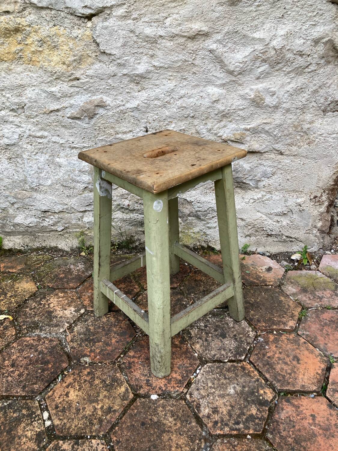 Vintage workshop stool