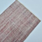 Pink Oushak Turkish Runner sku 3370