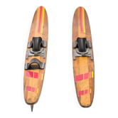Vintage water skis that belonged to world champion Dick Pope Jr - a rare sports icon.
