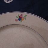 Hollow round dish and round dish in Gien earthenware nice model