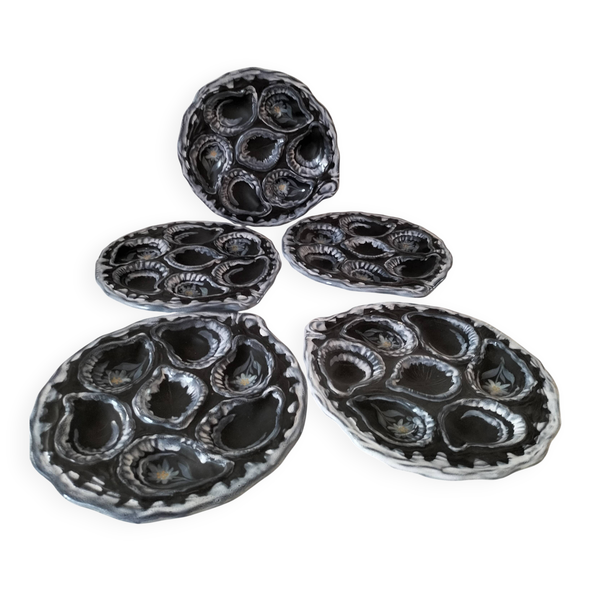 Gabriel Fourmaintraux oyster plates