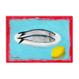 2 sardines, one lemon by Joseph Rethlin