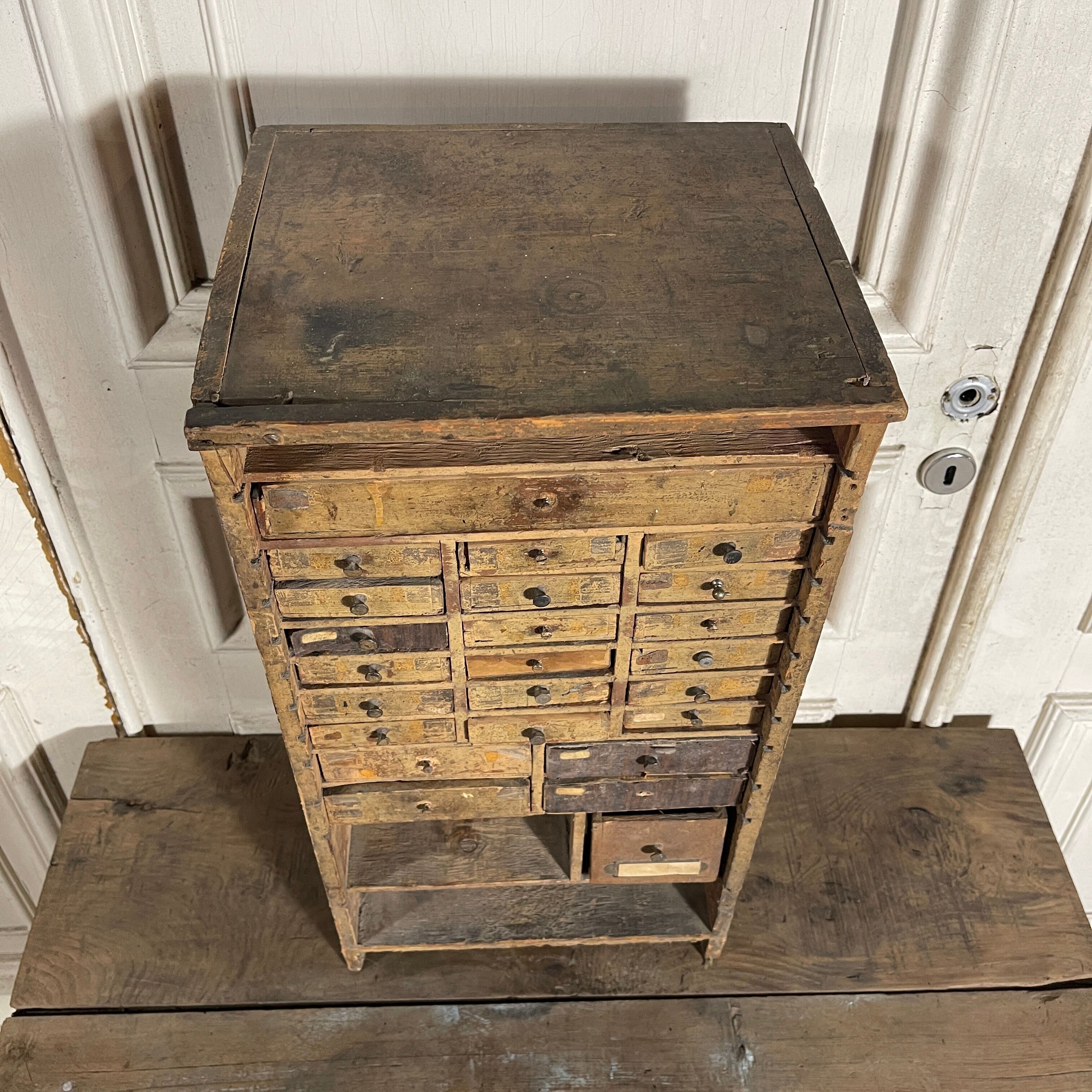 Old watchmaker's furniture