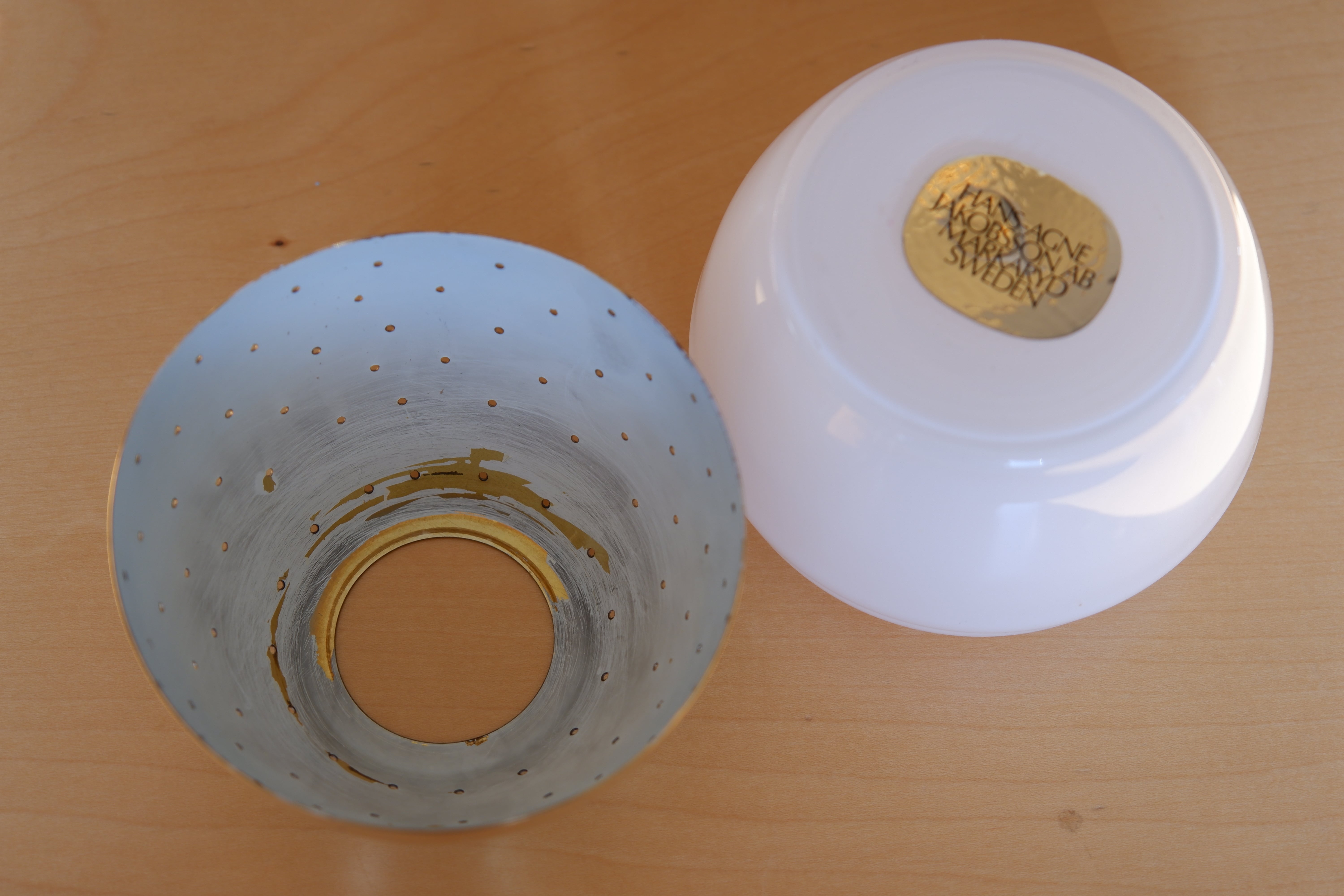 Hans Agne Jakobsson model L163, candle lamp, circa 1960