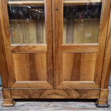 Louis Philippe walnut period library circa 1830