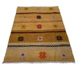 Vintage turkish kilim cushion cover , 116 x 83 cm