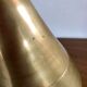 Void pear pocket vintage brass