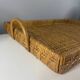 Bamboo wicker tray