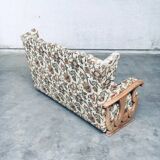 High Wing Back 3-Seater Sofa, 1900s