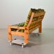 Yngve Ekstrom Scandinavian Design Pinewood 2-Seat Dymling Sofa Swedese 70s