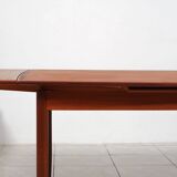 Extendable teak dining table by Wiesner & Hager, Austria