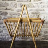 Porte-revue en rotin