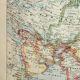 Antique engraving 1898, Austro-Hungarian Empire, map • Lithograph, original illustration