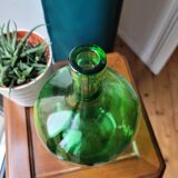 Green demijohn vase