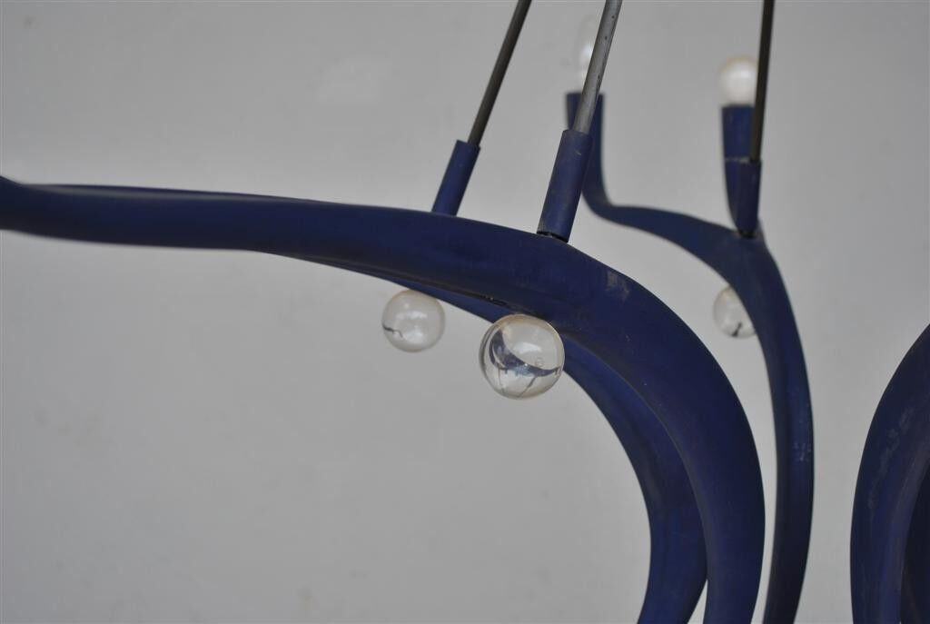 Vintage 1990s design to 12 lights chandelier