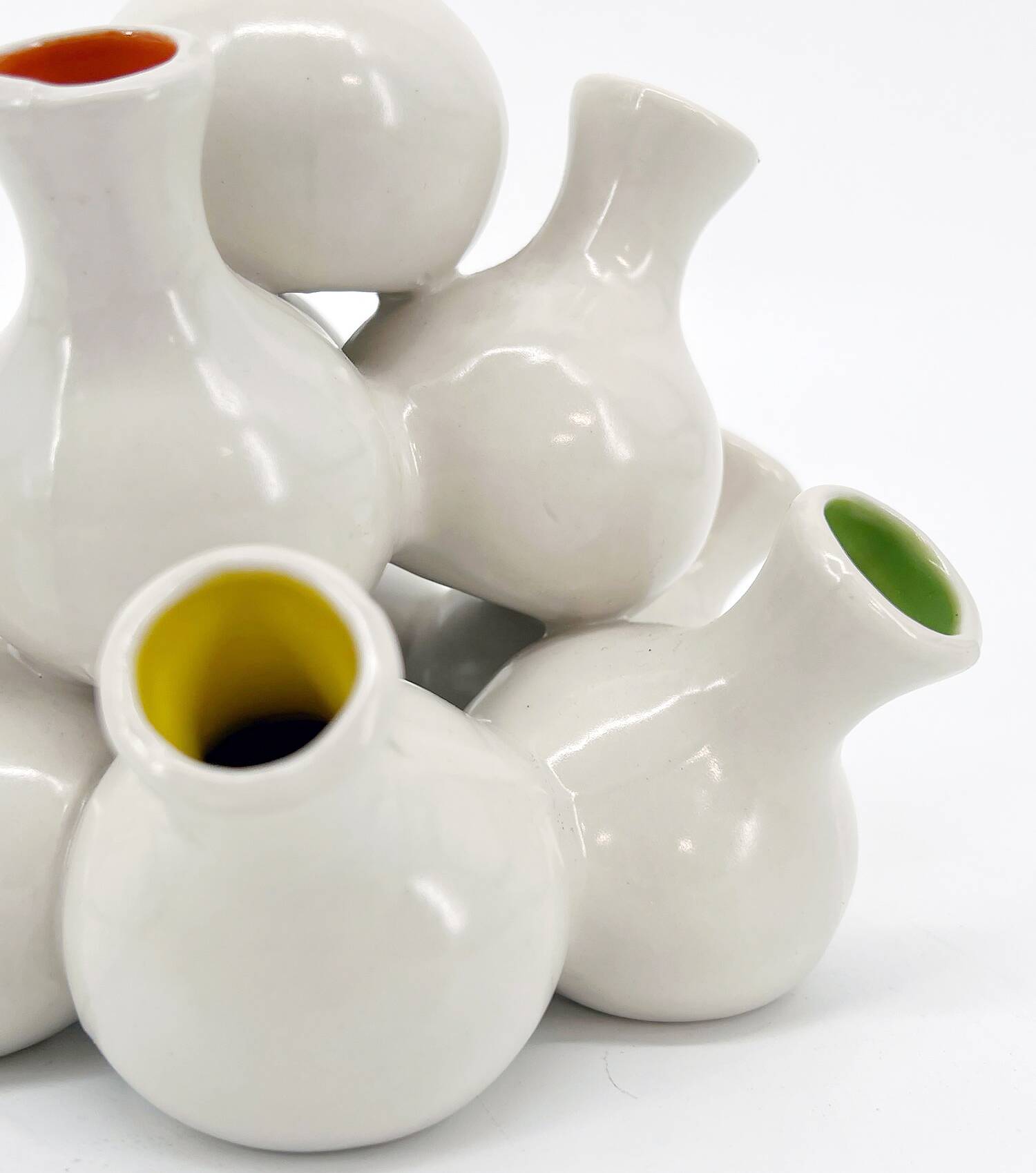 Vintage Tulip Vase • Ceramic • 1980's