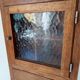 Vintage solid oak medicine cabinet
