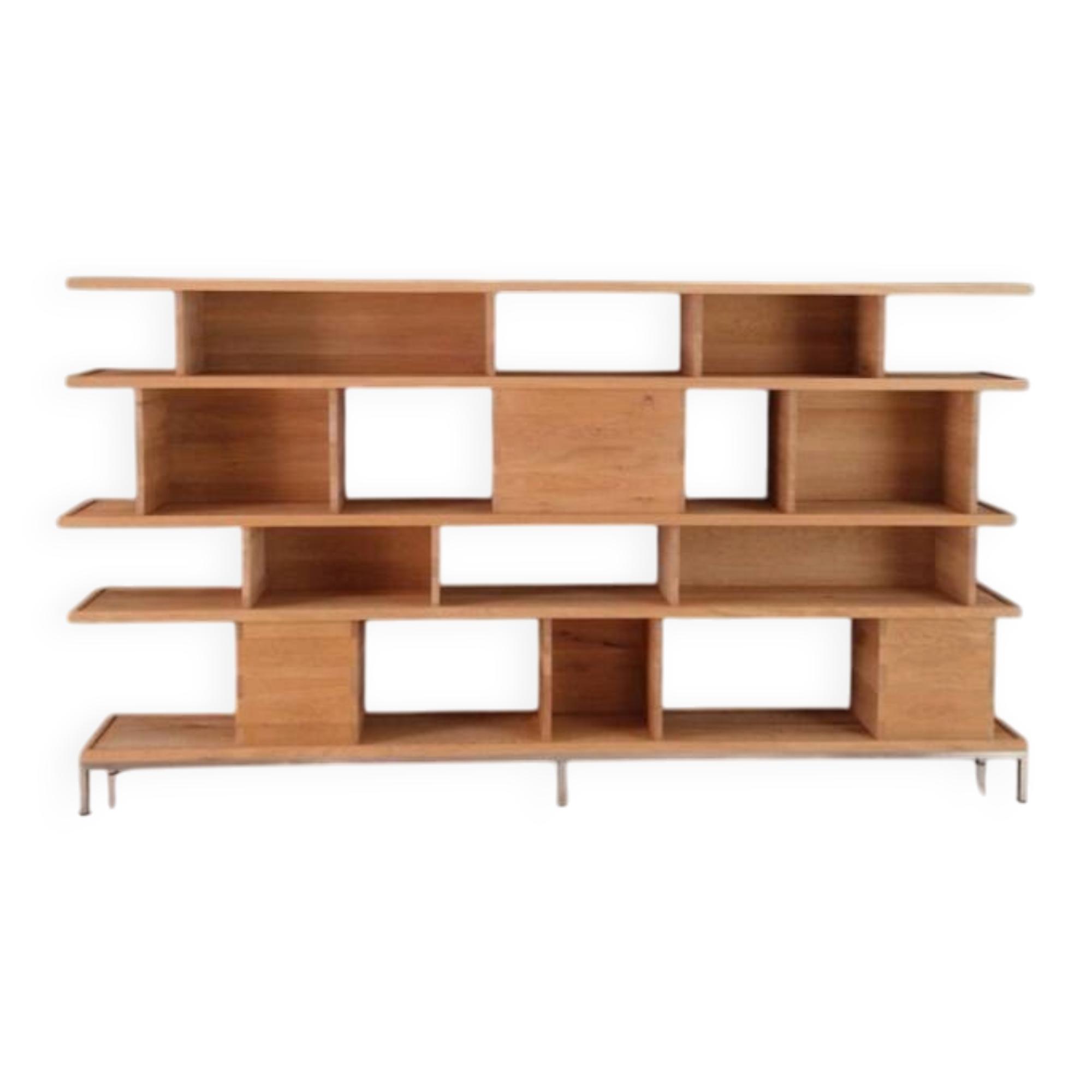 Ethnicraft solid oak library design