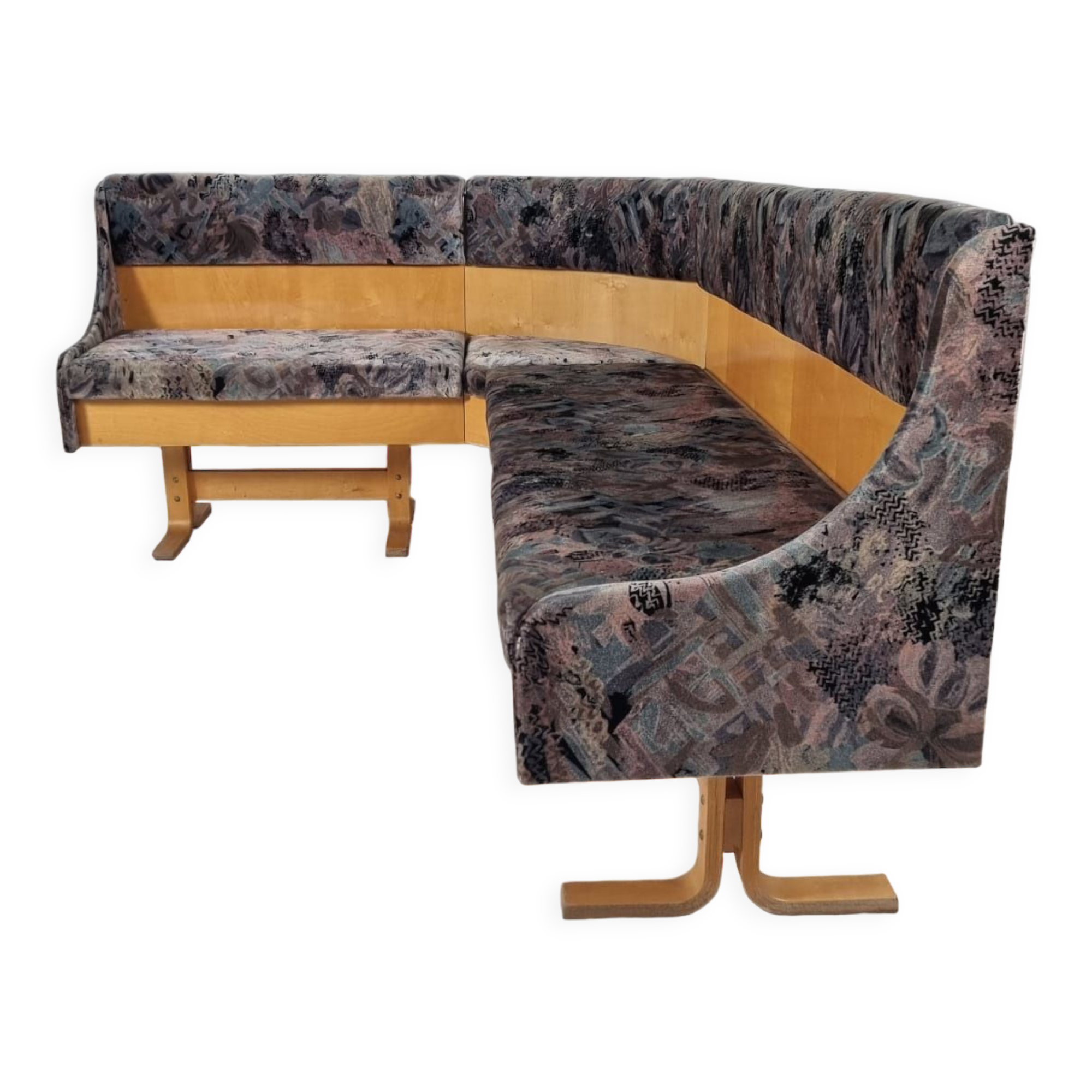 Corner sofa by Ludvik Volak for Drevopodnik Holesov 1960s
