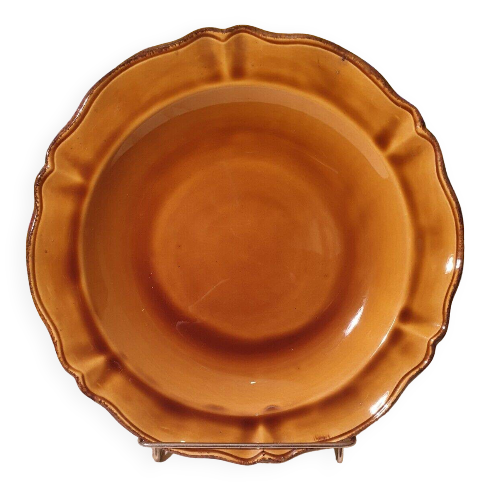 Large ceramic dish or basket Les Faïences Haute Provence