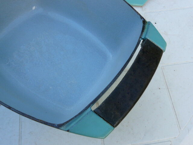 Green Cocotte Le Creuset by Raymond Loewy 60s