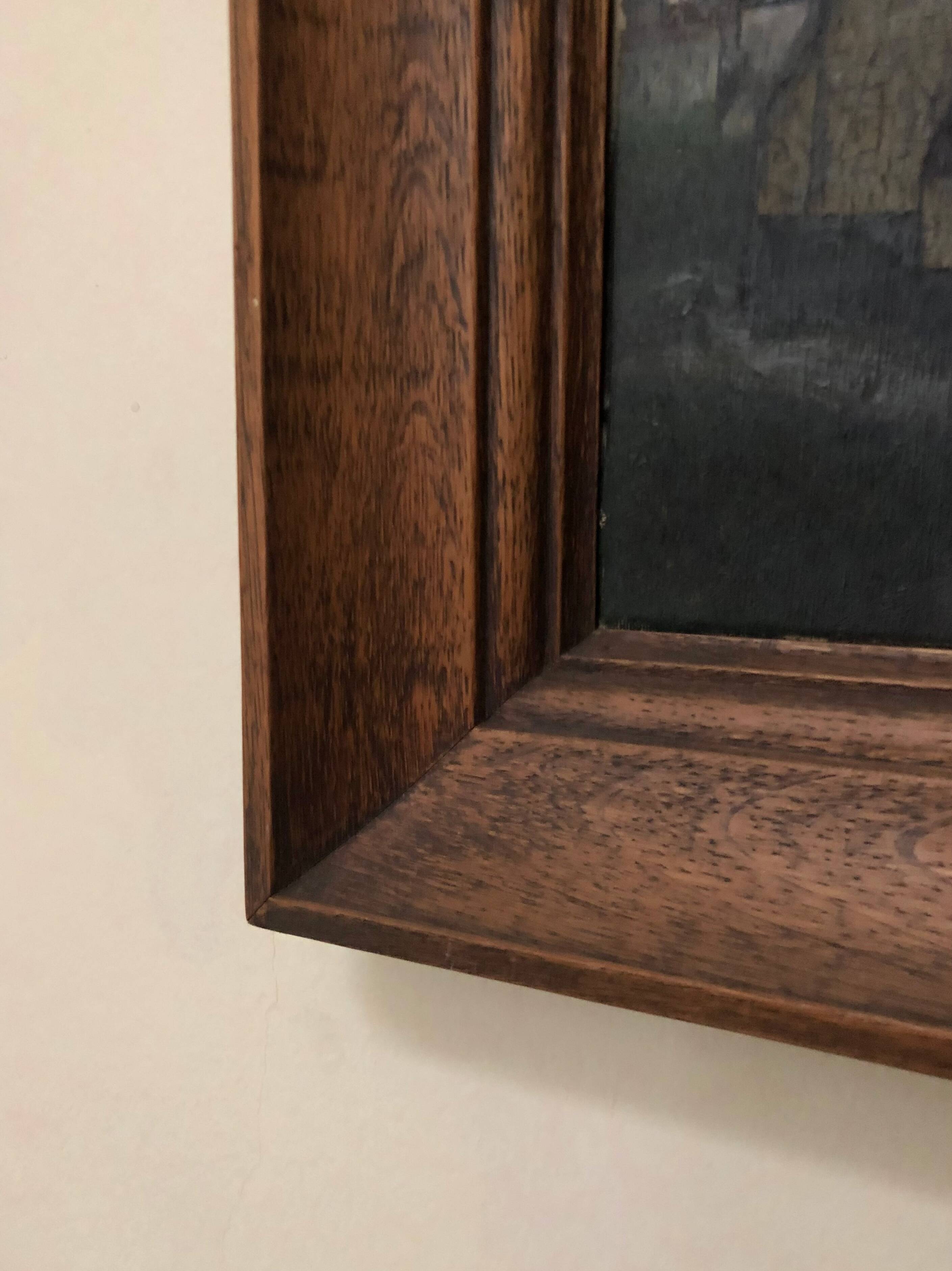 Framed HST hamlet painting