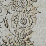 Tapis Persan Vintage Crème Fait Main, Élégance Florale Classique, 194x328