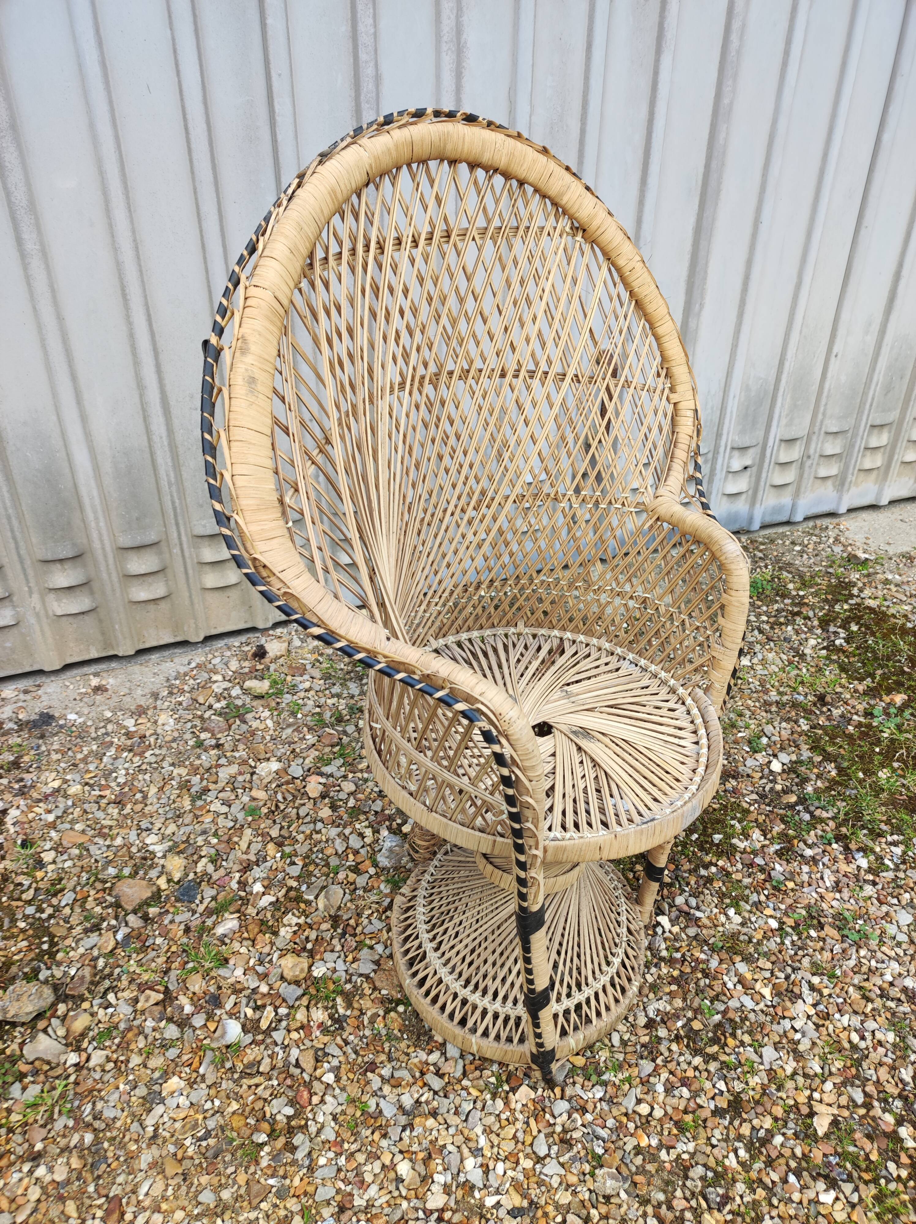 Vintage Emmanuelle style children's armchair