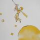 Antoine de Saint-Exupéry : Le Petit Prince en route vers les étoiles, lithographie