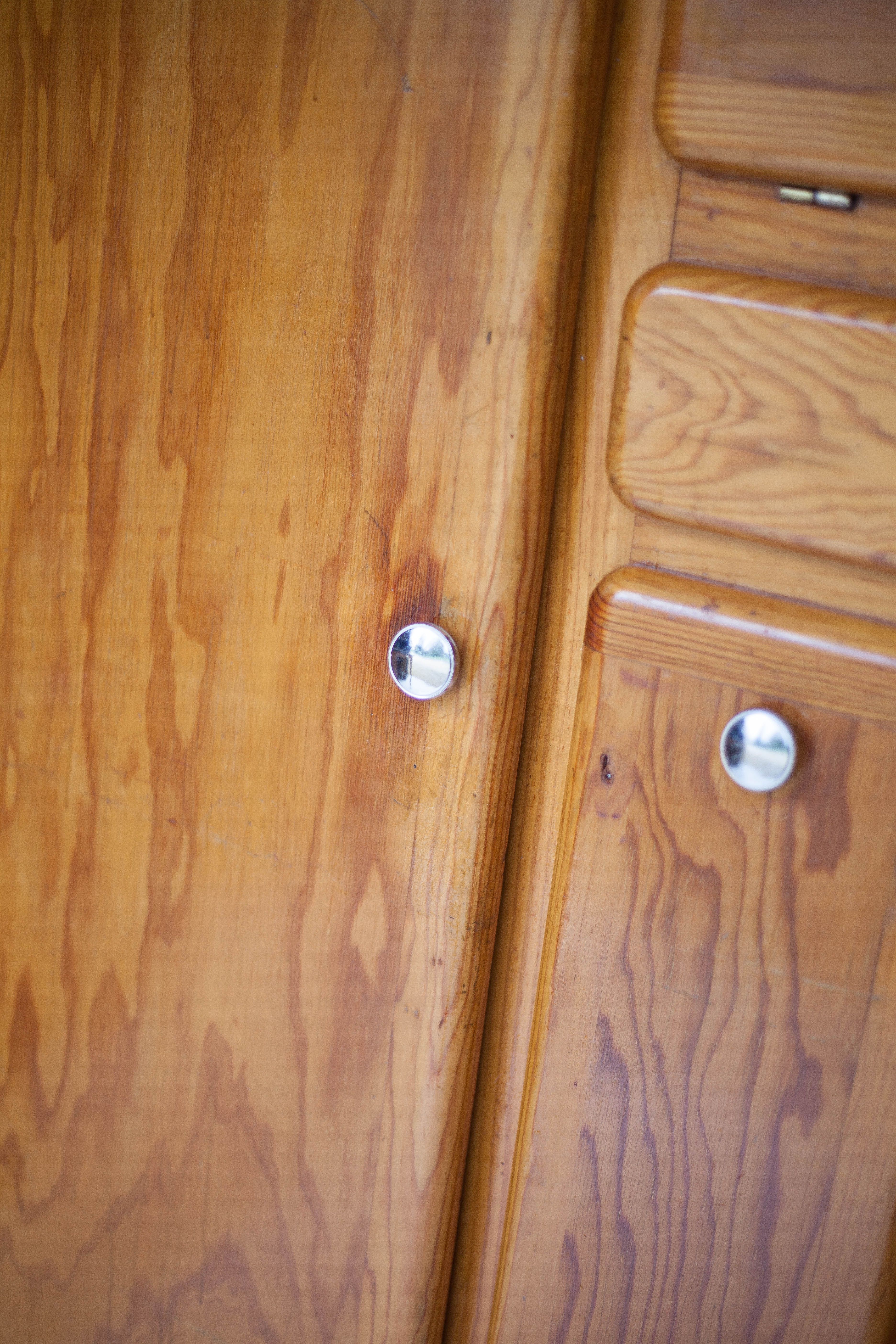 Vintage wood storage cabinet, mado furniture 50