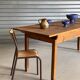 Old wooden table, farmhouse style, dining table.