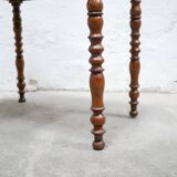 Vintage wooden desk side table