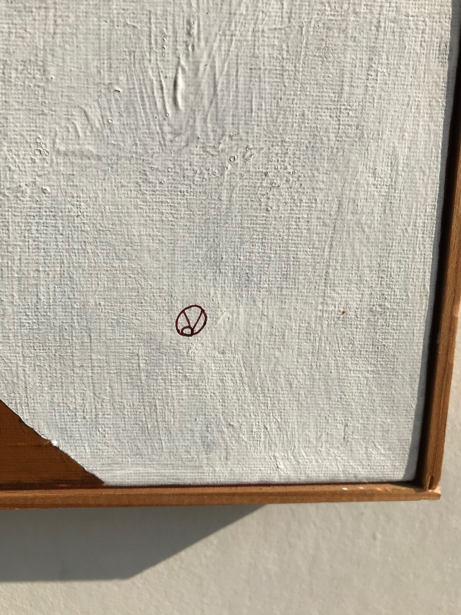 Abstract painting - oil on canvas - 93 x 74 cm