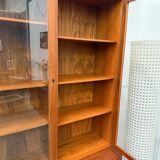 Scandinavian glass sideboard in teak