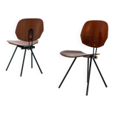 Ensemble de 6 chaises S88 par Osvaldo Borsani pour Tecno, 1956, Italie