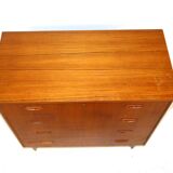 Teak chest of drawers, Sweden, 1950