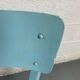 Paire de chaises bistro bleues