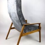 Fauteuil vintage gris, années 1970