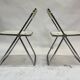 Set of four - Plia lucite folding chairs Giancarlo Piretti for Castelli
