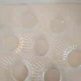 7 dessert plates Duralex Marguerite