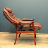 Mobel Team Fold-Out, Scandinavian leather armchair