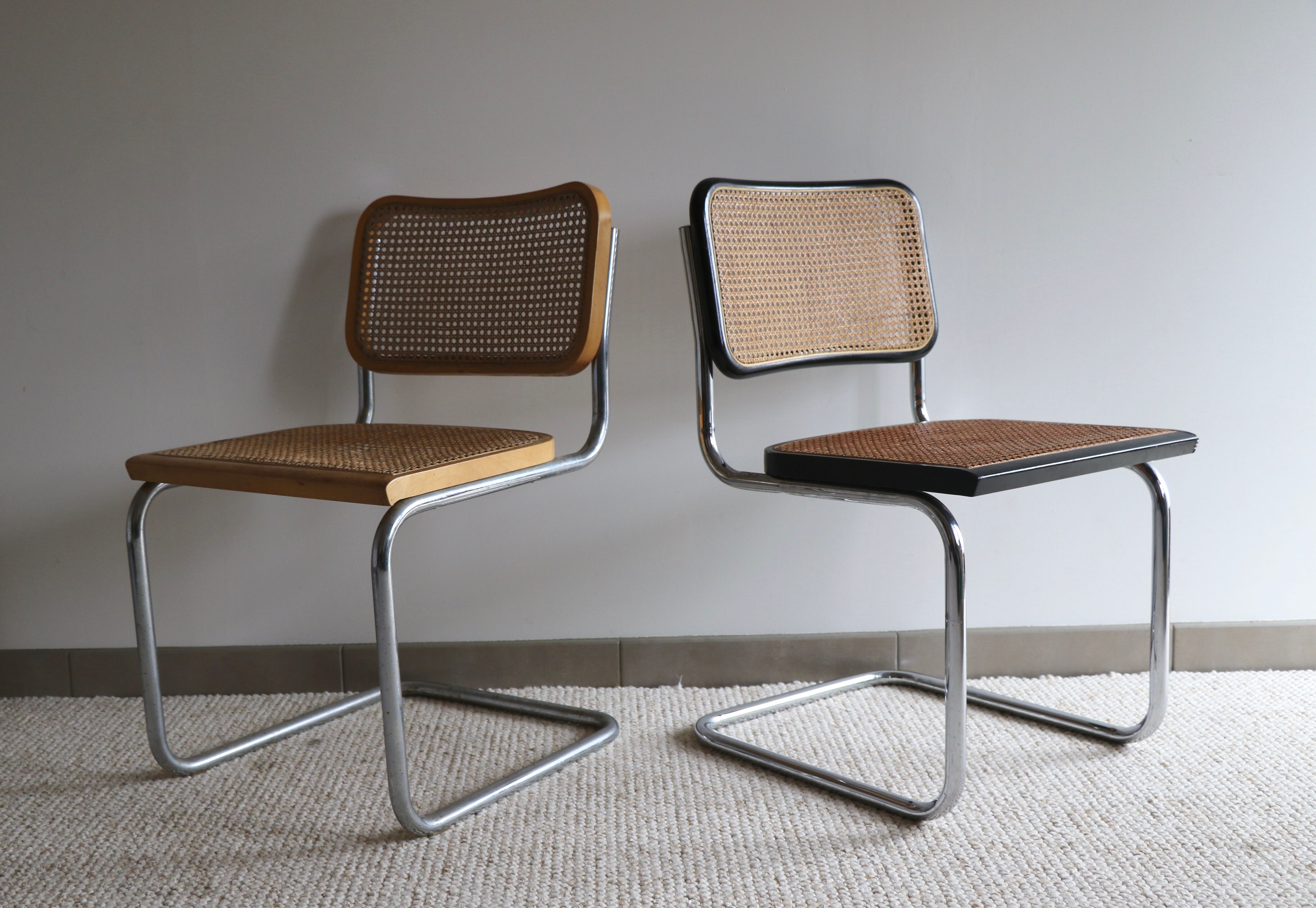 Paire de chaises B32 par Marcel Breuer