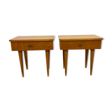 Pair of vintage bedside tables