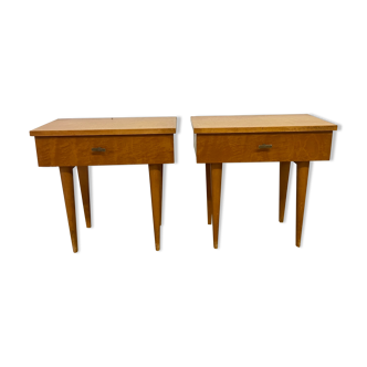 Pair of vintage bedside tables