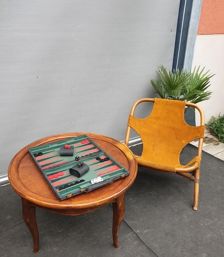 Vintage side table Louis XV style