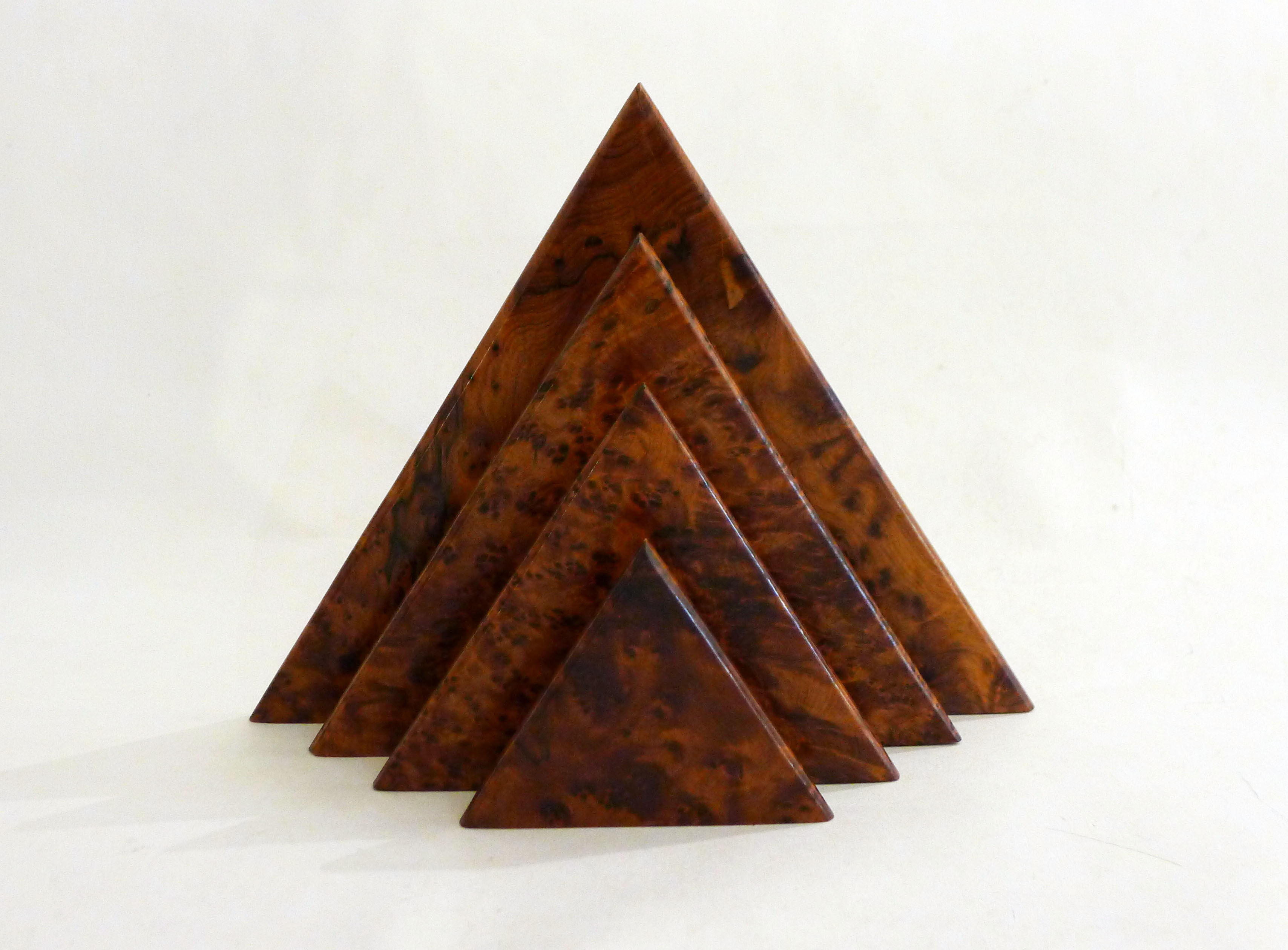 Letter holders made of cedar wood