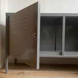 Iconic vintage cabinet Ikea PS gray color