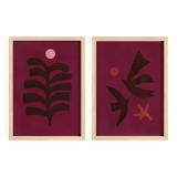 duo of contemporary collages inspired by Matisse signed eawy